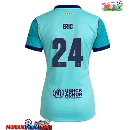 Camiseta Barcelona Eric Garcia #24 Tercera Equipación Replica 2026-27 para mujer mangas cortas